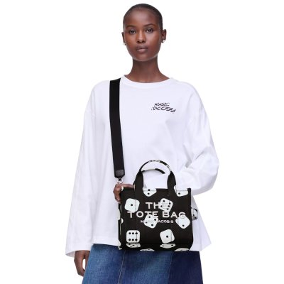 DERRICK ADAMS X MARC JACOBS CANVAS SMALL TOTE BAG